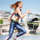 Running Belt Running Waist Bag Wear-resistant Nylon Marathon Jogging Bag with Reflective Tape Phone Sport Belt