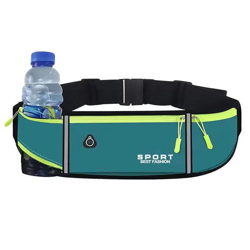 Running Belt Running Waist Bag Wear-resistant Nylon Marathon Jogging Bag with Reflective Tape Phone Sport Belt