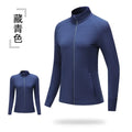 Men's Women's Marathon Running Training Jackets Thumb Holes Watch hole Stand collar Fitness Winter Jogging Training Zipper Coat