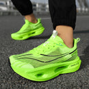 New Men's Breathable Sneakers Carbon Plate Running Shoes Athletic Shoes Lightweight Outdoor Male Cushion Tenis Sports Shoes