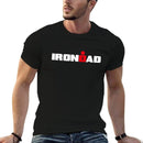 IronDad, Triathlon Dad, Triathlete Daddy T-Shirt man t shirts graphic t shirts for man pack white T-Shirt