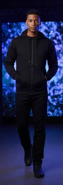 Zipper Hoodies Autumn Winter Men's New Long Sleeve Hooded Sweatshirt Fashion Casual Male Outfit Sportwear Loose Fit Clothes