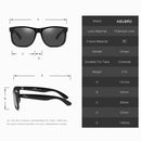 AIELBRO Brand Designer Men' Luxury Sunglasses Driving Cycling Glasses Square Frame Sunglasses Goggle Shades oculos ciclismo