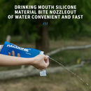 PACOONE Camping 600ml Soft Water Bottle Drinking Sport Folding Bag Flask Outdoor Running Hydration Pack Waist Bicycle BPA Free