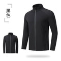 Men's Women's Marathon Running Training Jackets Thumb Holes Watch hole Stand collar Fitness Winter Jogging Training Zipper Coat