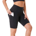 Women's Double-Sided Pocket Sports Yoga Running Shorts
