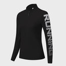Outdoor Fitness Running Long Sleeve Top with Collar