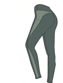 High Elastic Nude Fitness Running Pants