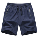 Newest Summer Shorts Men Gym Sport Running Fitness Workout Man Short Pants Breathable Quick-drying Drawstring Men's Shorts Black