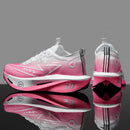 Men's Carbon Board Sneakers Anti-slip Cushioned Comfortable Racing Training Running Shoes Mesh Tennis Shoes Casual for Women