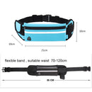 Running Belt Waist Bag Sports Fanny Pack with Water Bottle Holder Women Men Hydration Phone Holder Pouch Banana Bag
