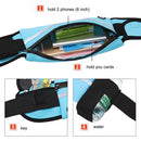 Running Belt Waist Bag Sports Fanny Pack with Water Bottle Holder Women Men Hydration Phone Holder Pouch Banana Bag