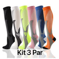Kit com 3 Pares de Meias de Compressão