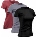 Kit 3 Camisetas Femininas Dry Fit Poliéster Premium