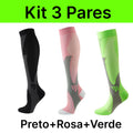 Kit com 3 Pares de Meias de Compressão