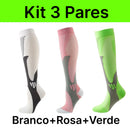 Kit com 3 Pares de Meias de Compressão
