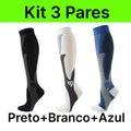Kit com 3 Pares de Meias de Compressão