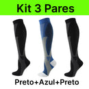 Kit com 3 Pares de Meias de Compressão