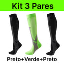 Kit com 3 Pares de Meias de Compressão