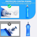 Garrafa Dobrável de Silicone 500ml para Corrida e Esportes