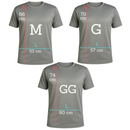 Kit 5 Camisetas Poliéster DryFit Masculina Lisa Academia Corrida Casual Esportes Confortável