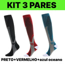 Kit com 3 Pares de Meias de Compressão