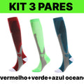 Kit com 3 Pares de Meias de Compressão