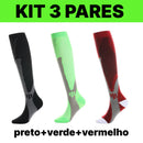 Kit com 3 Pares de Meias de Compressão