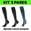 Kit com 3 Pares de Meias de Compressão