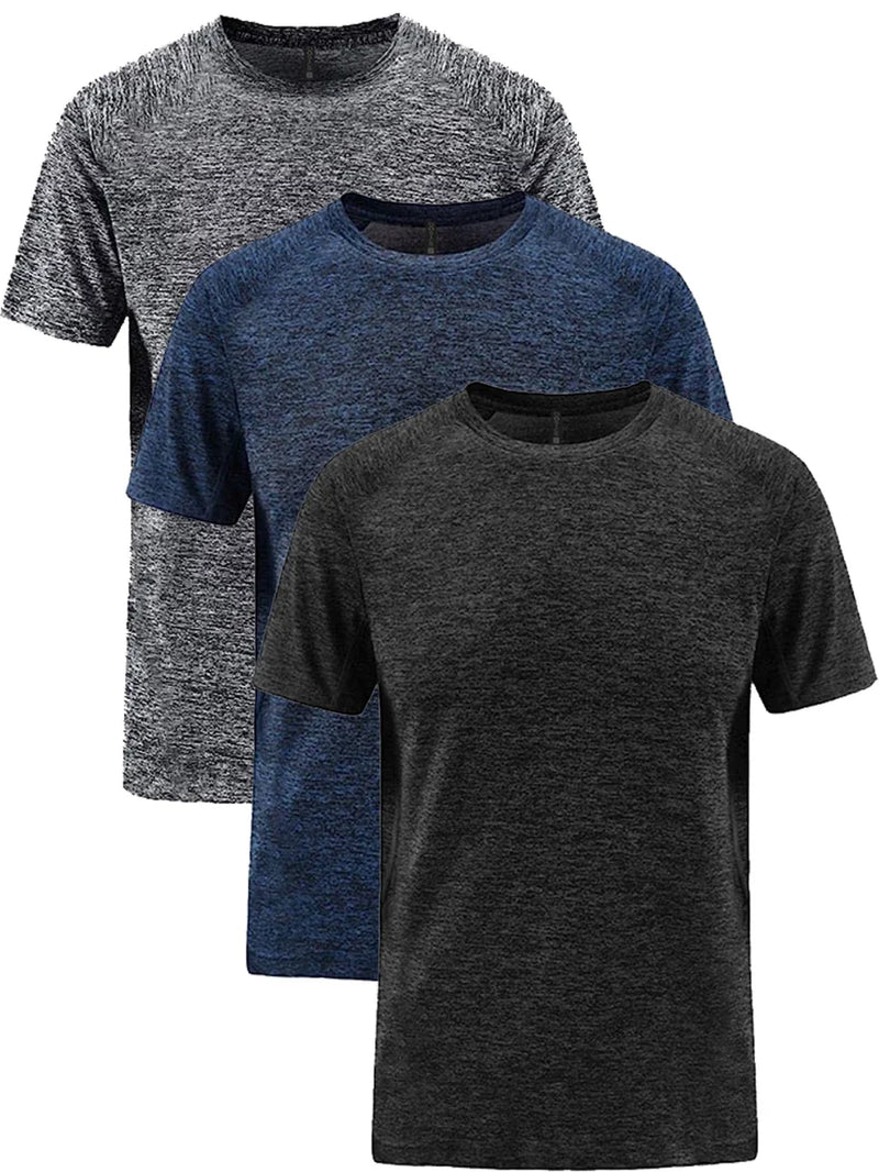 Kit 3 Blusas Camisas Camisetas Masculina Dry Tec Shirt Fit
