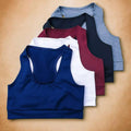 KIT 3 Top Fitness Feminino para Malhar Suplex