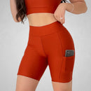 Short  Suplex Fitness Com Bolso