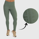 Kit 2 CalçaS Legging Fitness Poliamida Resenha Sport Cós Alto Compressão Conforto Academia