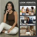 KIT 3 Regatas Casual Basica Suplex Duplo Blusa Feminina Blogueira Tendencia