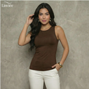 KIT 3 Regatas Casual Basica Suplex Duplo Blusa Feminina Blogueira Tendencia