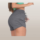 Short Canelado Meia Coxa Para Academia e Dia a Dia