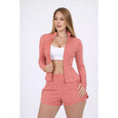 Jaqueta Fitness Feminina Slim Fit com Proteção UV