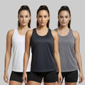 Kit 3 Regatas Nadador Feminina Dry Fit