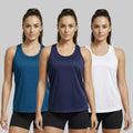 Kit 3 Regatas Nadador Feminina Dry Fit