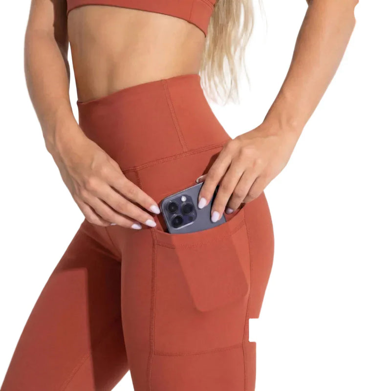 Calça Legging com Bolso Lateral SEM TRANSPARÊNCIA