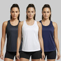Kit 3 Regatas Nadador Feminina Dry Fit
