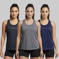 Kit 3 Regatas Nadador Feminina Dry Fit