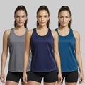 Kit 3 Regatas Nadador Feminina Dry Fit