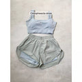 Conjunto de Short Duplo em Poliamida e Tactel