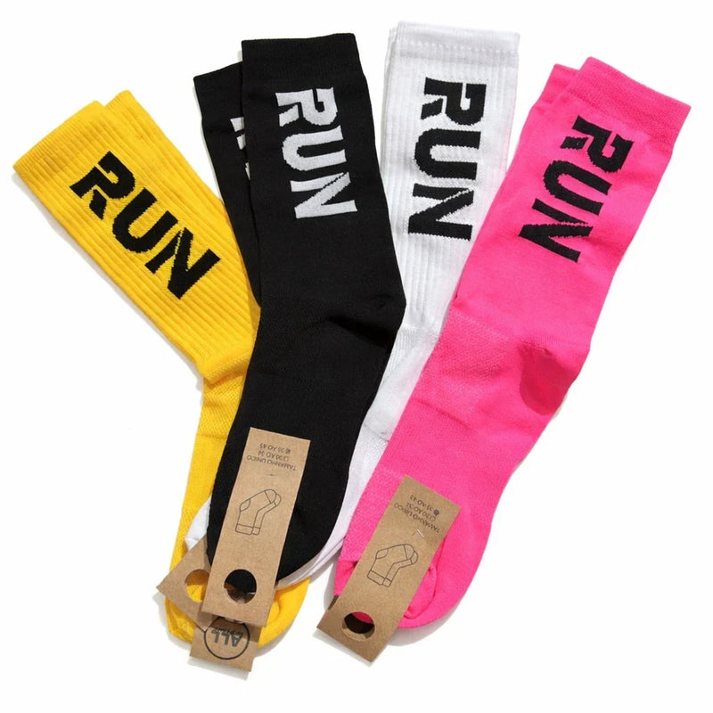 Meias para Corrida Poliamida Cano Alto RUN