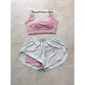 Conjunto de Short Duplo em Poliamida e Tactel
