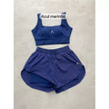 Conjunto de Short Duplo em Poliamida e Tactel
