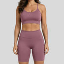 Kit Top + Short Suplex Cintura Alta Fitness