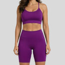 Kit Top + Short Suplex Cintura Alta Fitness