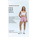 Conjunto de Short Duplo em Poliamida e Tactel
